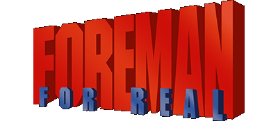 Foreman For Real logo for Super Famicom